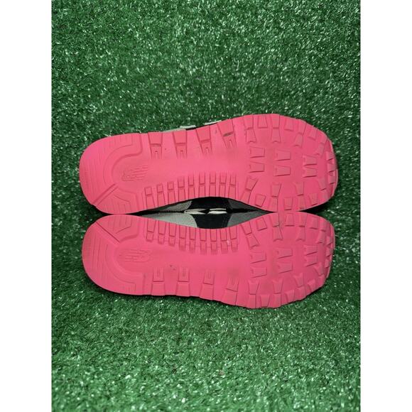 New Balance 574 Black Pink Sneakers Running Shoes Boys Girls Kids Size 4Y‎ - Picture 8 of 9